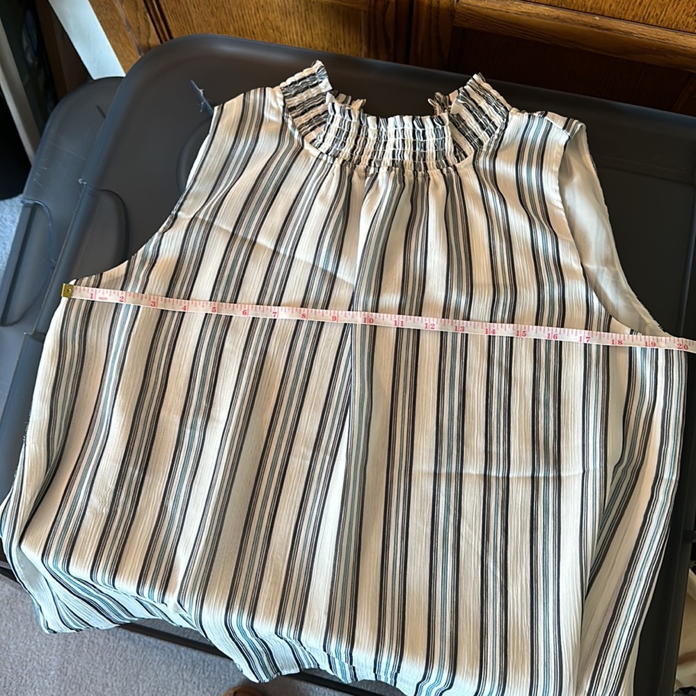 Ann Taylor Factory Striped Blouse - Picture 7 of 7